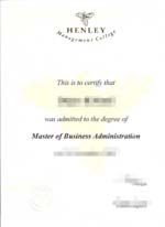 Degree from Henley Business School，A false degree from Henley Business School