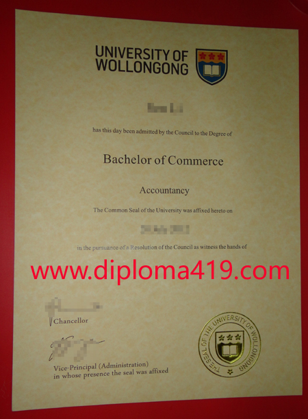 University of Wollongong fake diploma/buy diploma