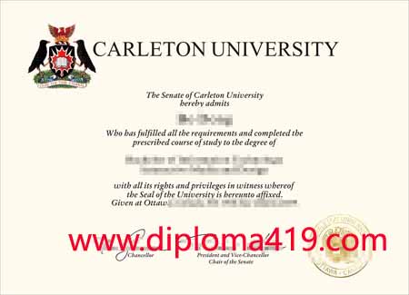 Carleton University fake certificate/buy fake certificate