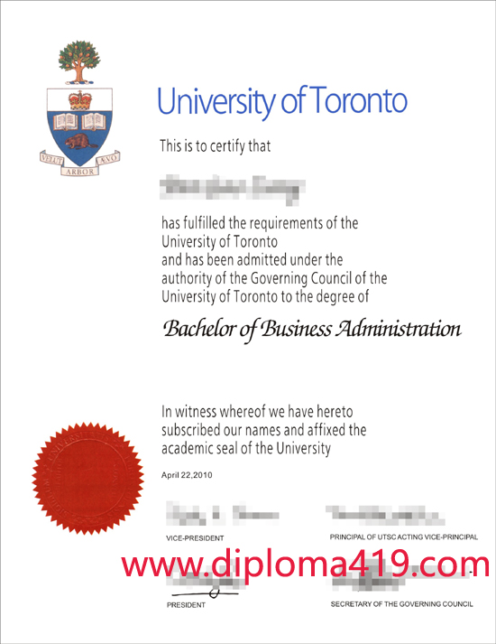 University of Toronto fake diploma/buy degree