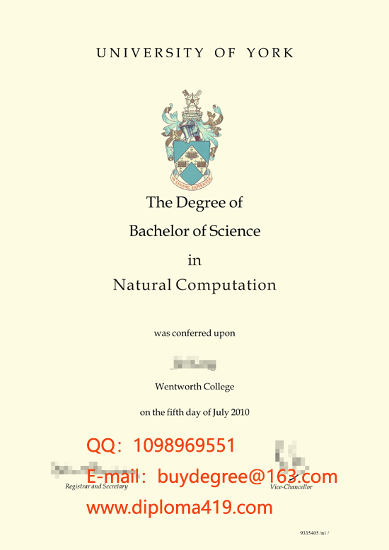 University of York fake degree/buy certificate