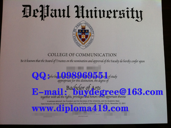 DePaul University fake degree/DePaul University fake diploma/buy degree