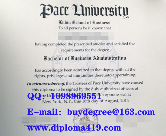 Pace University fake dergee/Pace University fake diploma/buy diploma/buy fake certificate/buy MBA degree