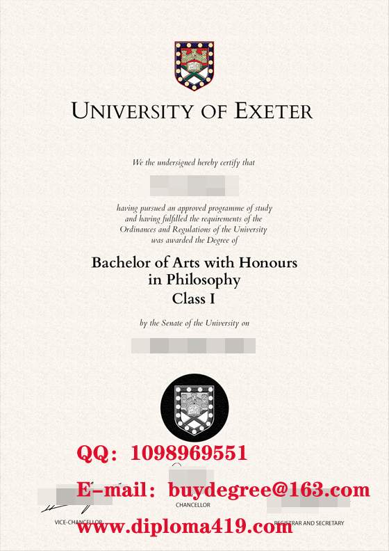 University of Exete fake degree/University of Exete fake diploma/buy diploma
