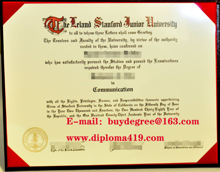 Stanford University fake diploma/Stanford University fake degree/buy fake certificate