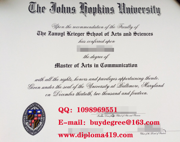 Johns Hopkins University fake dergee/Johns Hopkins University phony diplomas/buy diplomas