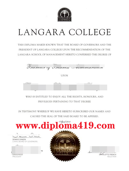  Langara College fake diploma